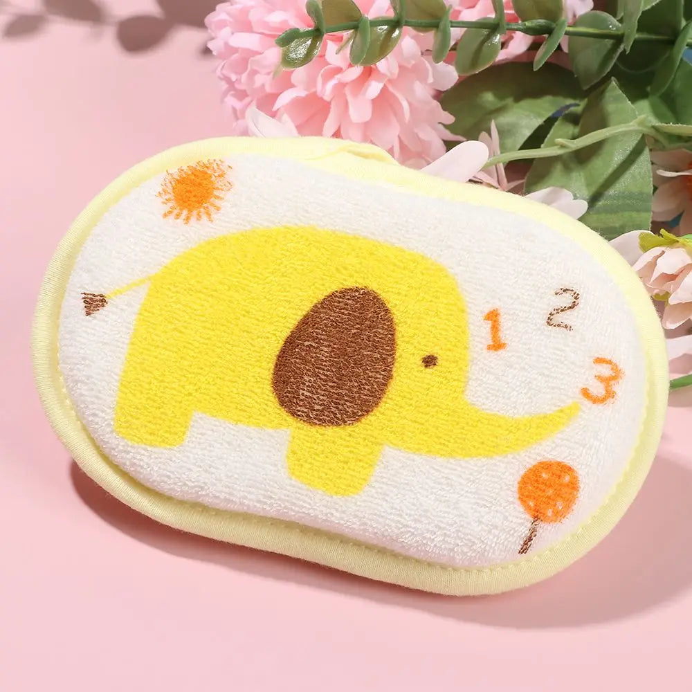 1PC Elephant Pattern Bath Sponge Comfortable Soft Towel Infant Children Rub Baby Rubbing Body Wash Sponge Bathroom Accessories