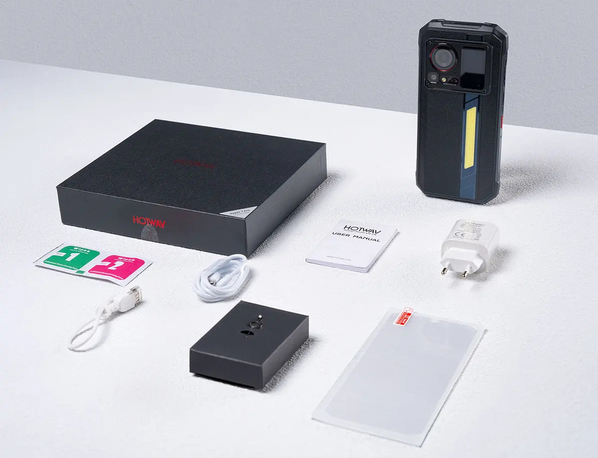 HOTWAV Hyper 7 Pro 36GB(16+20) 256GB 5G Smartphone 200MP 6.6'' FHD+ 120Hz 10800mAh 33W Android 14 Rugged Cell Phone