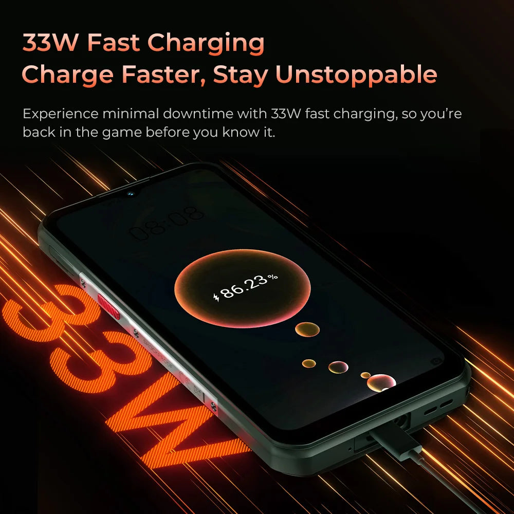 Oukitel WP55 Pro 11000mAh Rugged Smartphone 5G 11000mAh 48GB+512GB Andiron 15 64MP 33W Fast Charging NFC Cell Phone