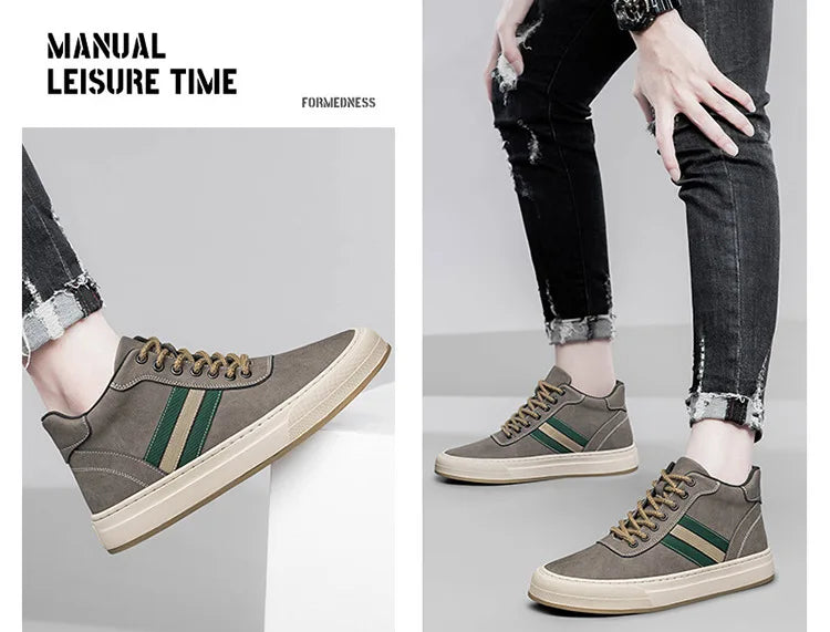 Men's Elevator Shoes Increase 6cm Sneakers Men Sports Shoes Leisure Inner Height Increasing Shoes Hidden Heels Shoes Size 38-44