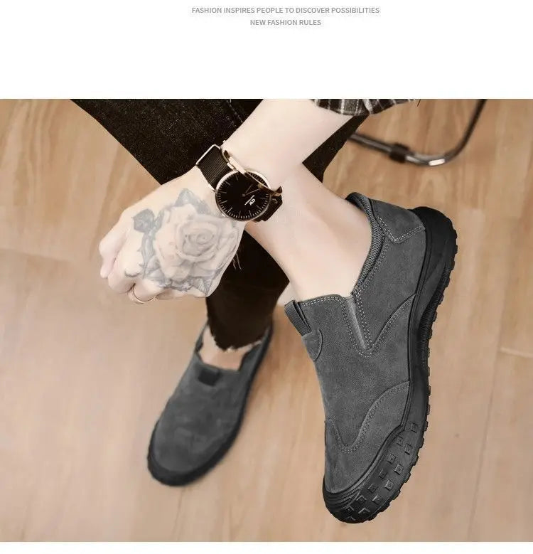 2025 Men's Loafer Shoes, Breathable Comfy Non-slip Slip On Shoes, Men's Walking Shoes, Spring And SummeFashionable Men's Shoes