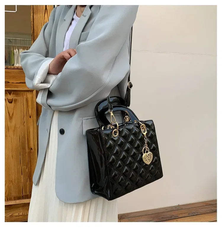 Handbag Women Brand Luxury Totes High Quality Fashion Classic Quilted Square Handle Bag Women Crossbody Shoulder Bags Dropship