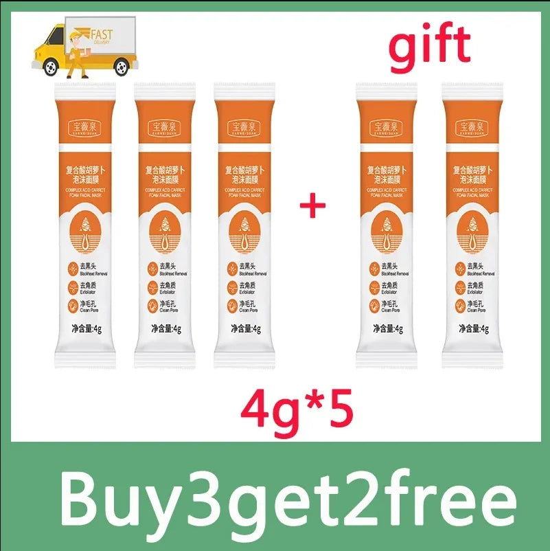 Bubble Face Cleaning Mask Blackhead Remove Pore Shrink Controlling Oil Moisturizing Whitening Brighten Skin Tone Fade Acne Scars