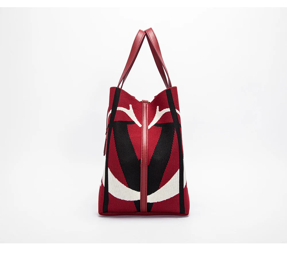 Multi-coloured Colour Retro Style Women's Large Capacity Handbags Multi-coloured Available Classic Multi-purpose Women's Handbag