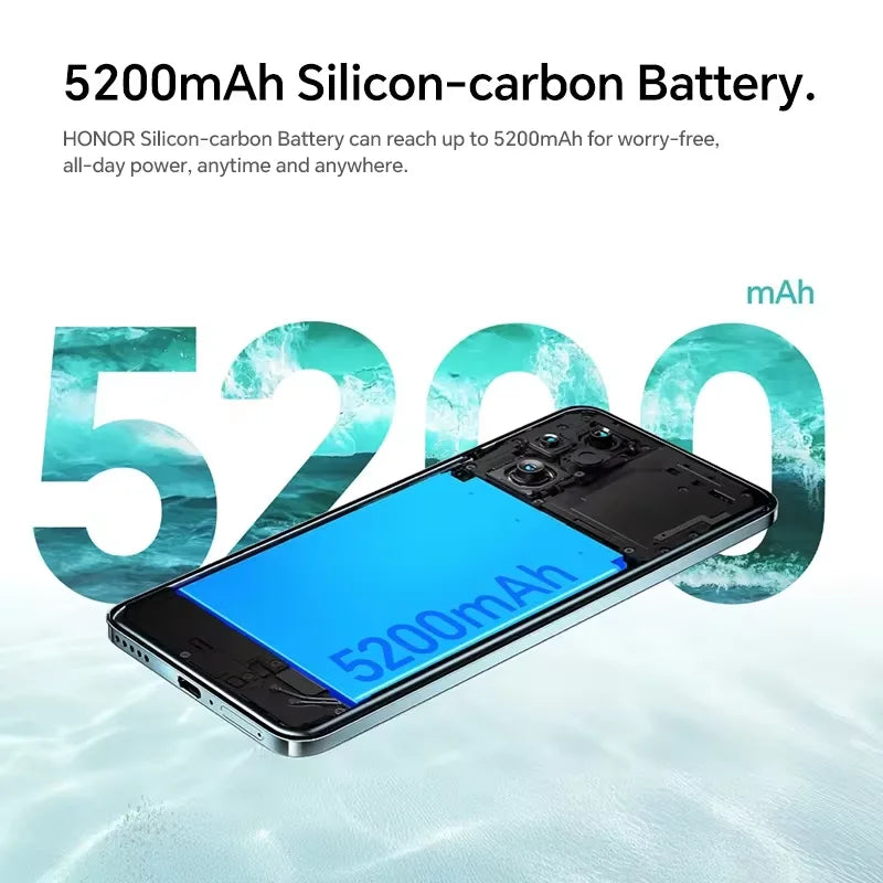 Global Version HONOR 200 5G Smartphone Snapdragon 7 Gen 3 Android 14 6.7'' AMOLED Display 5200mAh Battery Phone