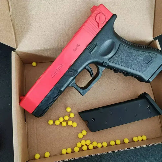 Pistolet manuel G17 à chargeur inférieur, balle en mousse souple, jouet, lanceur Airsoft, jeux de tir CS, armes pour enfants, garçons, cadeau