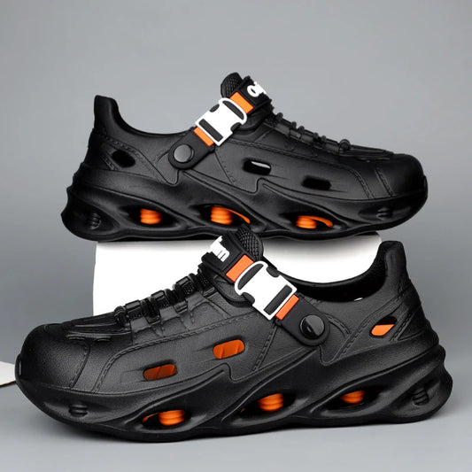 Men's Outdoor Sandals Sport Slippers Beach Slides Breathable Non-slip Clogs Men Casual Garden Shoes Hiking Men Outdoor Sandals