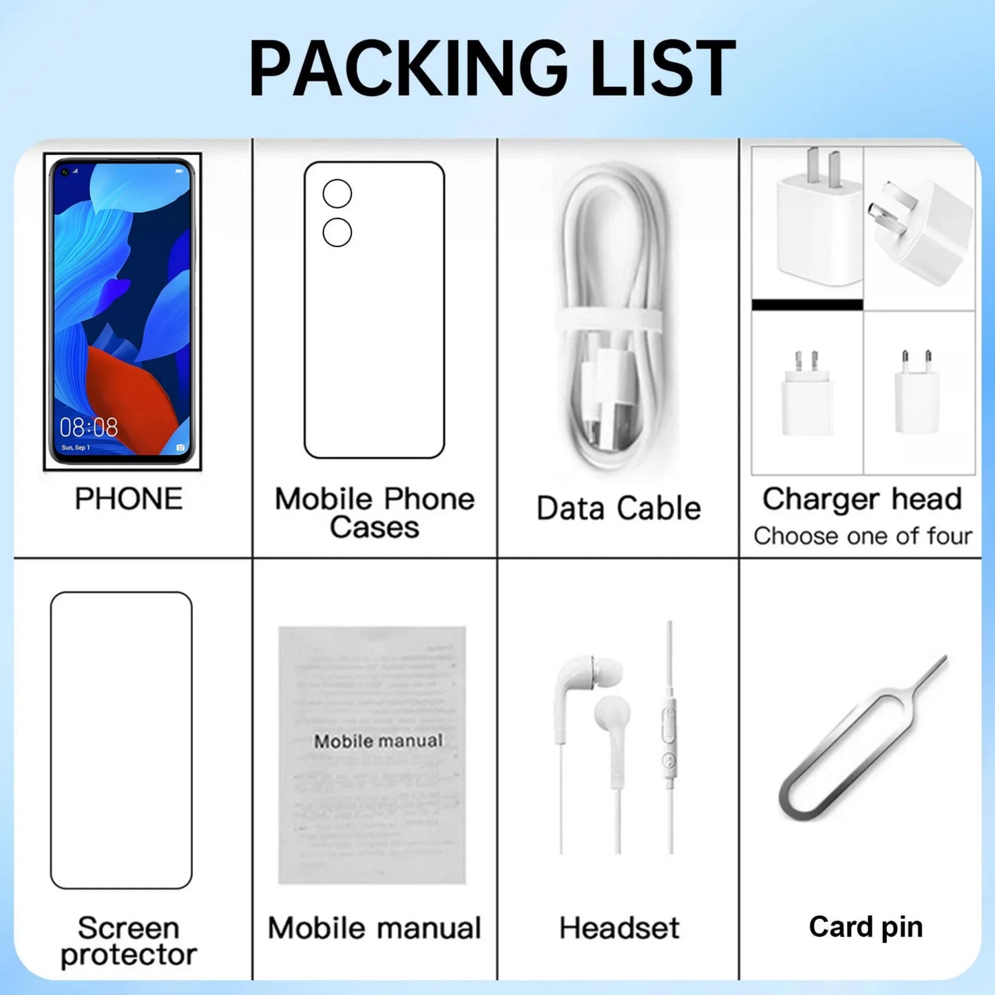 HUAWEI Nova 5T Smartphones Android Google Play Store 48MP Camera 6.26 inch 128GB 256GB ROM Mobile phones 4G Network Cell phone