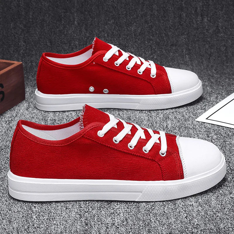 Men Canvas Sneakers Comfort Outdoor Walking Footwear Flat Casual skateboard Sports Shoes Skate Shoes Zapatos Hombe 2023