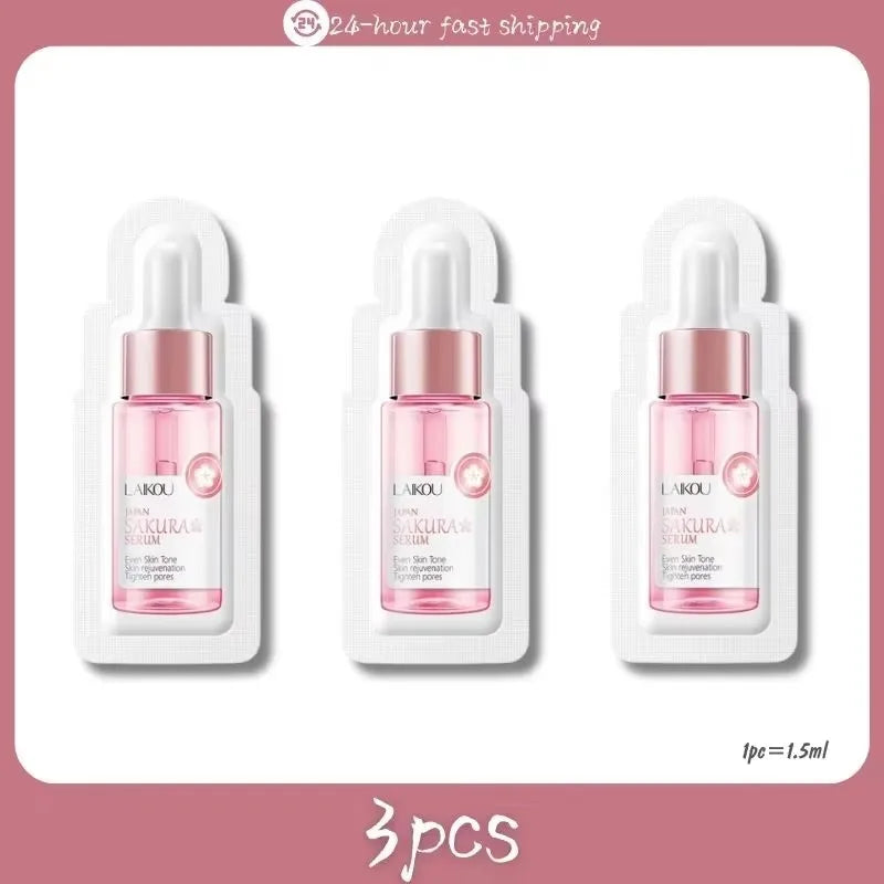 Rice Raw Pulp Serum Hyaluronic Acid Face Essence Nourishing Moisturizing Whitening Anti-Wrinkle Brighten Smooth Facial Skin Care