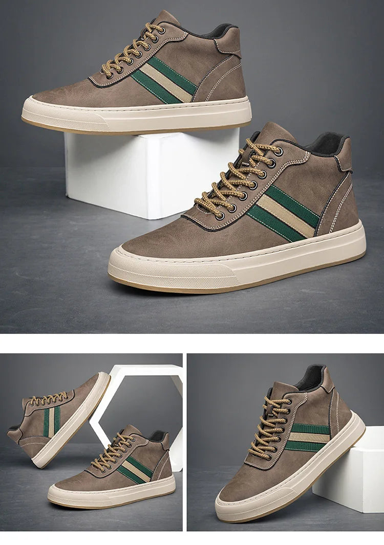 Men's Elevator Shoes Increase 6cm Sneakers Men Sports Shoes Leisure Inner Height Increasing Shoes Hidden Heels Shoes Size 38-44