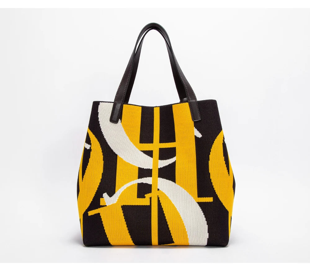 Multi-coloured Colour Retro Style Women's Large Capacity Handbags Multi-coloured Available Classic Multi-purpose Women's Handbag