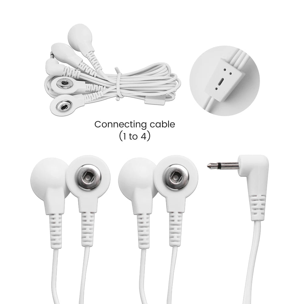 Electric Digital Tens Unit Acupuncture Pulse Massager Muscle Stimulator Therapy Pain Relief Meridian Full Body Massage Device