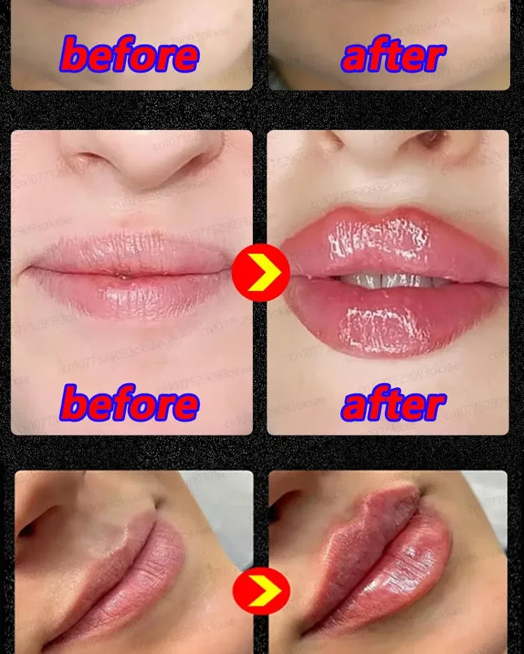 Lip plumping balm, quickly achieve extremely plump lips Instant Volumising Lip Plumper Oil Collagen Lip Gloss Moisturizer Repair