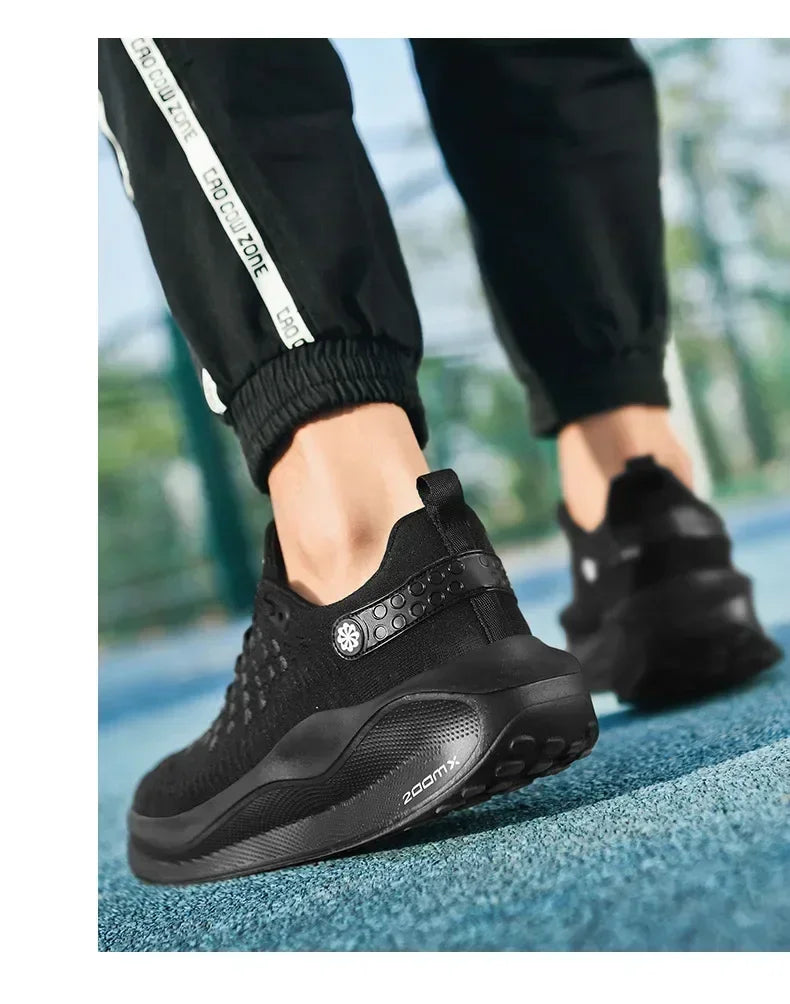 2025 v Fashion Men Sneakers Mesh Casual Shoes Lac-up Men Shoes Lightweight Vulcanize Shoes Walking Sneakers Zapatillas Hombre