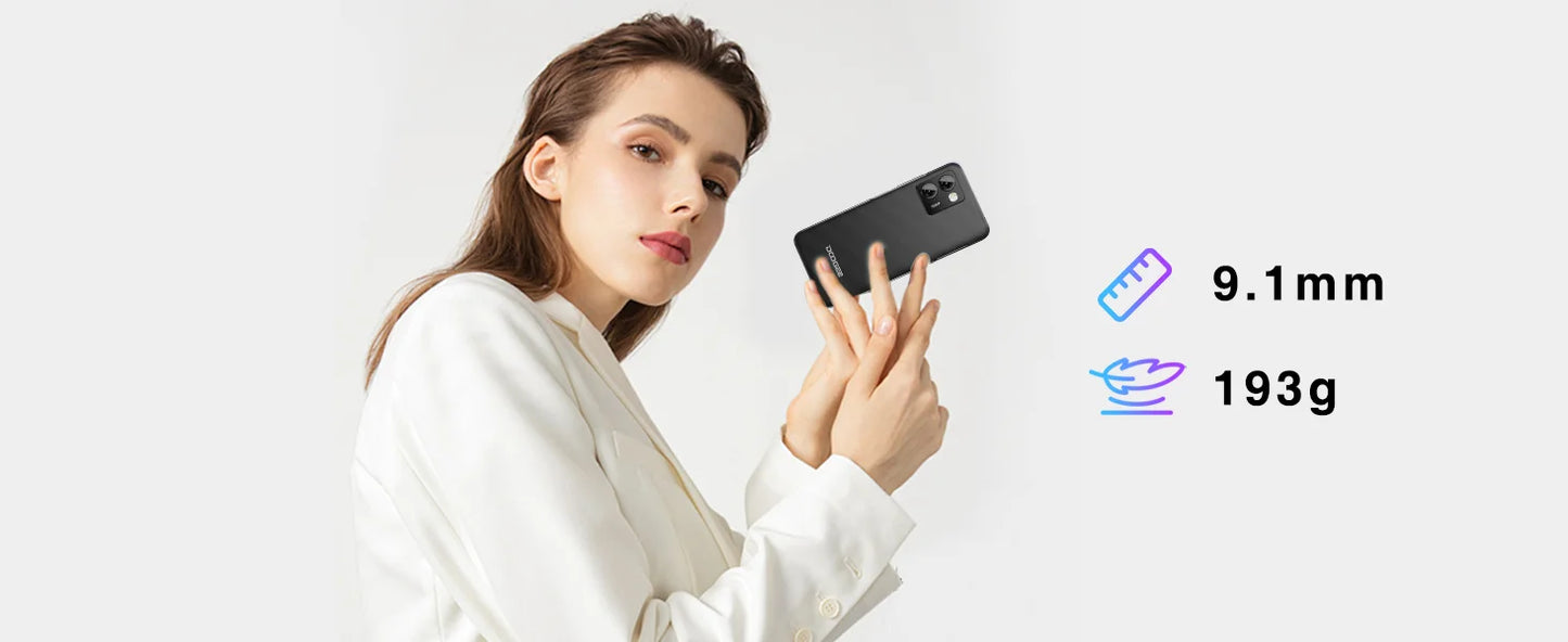 DOOGEE N50 Pro mobile phone free 20GB RAM + 256GB ROM Android 13 50MP AI camera, 6,52 inch 1TB expandable Widevine L1 4G