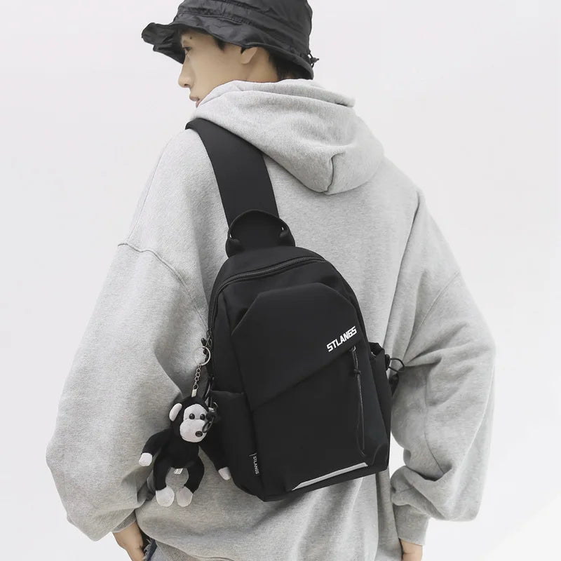 Fashion New Waist Bag Street Trend Chest Pack Shoulder Bag Unisex High Quality Nylon Belt Bags Brand Designer Phone Pack Purse