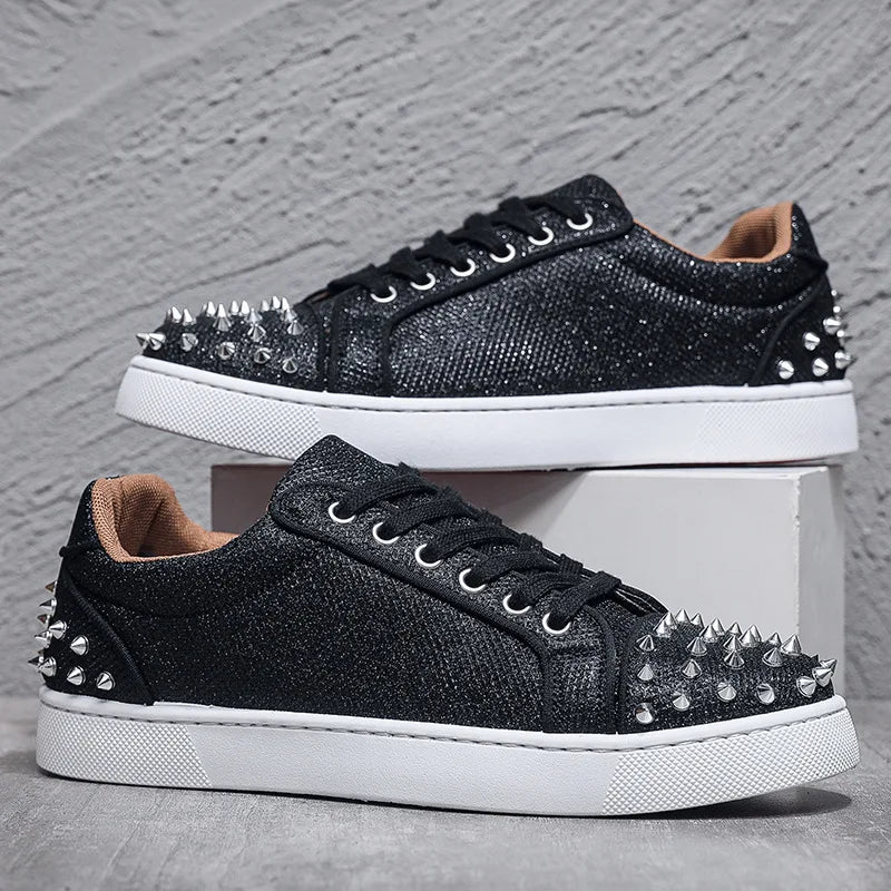 High Quality Mens Sneakers Non-slip Men Casual Shoes Fashion Outdoor Walking Shoe Designer Platform Shoes Lace-up Mens Shoes