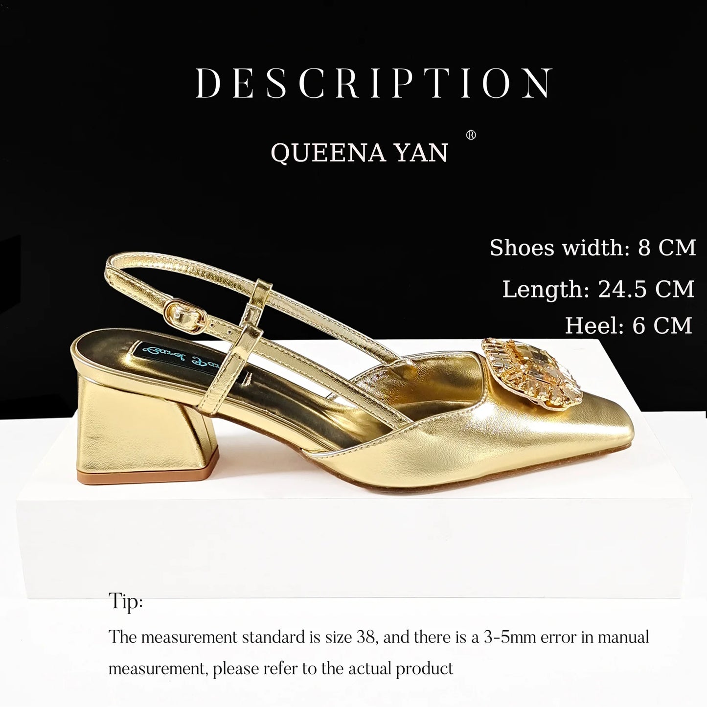 Queena Yan 2025 Nigerian Heel Party for Women Purple Color Shoes and Bag Set Rhinestone Handbag Italian Design Wedding