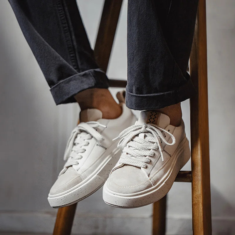 Maden Splash Ink Retro Board Shoes Men's Summer New Low Top Casual Shoes Versatile Rubber Thick Bottom Board Shoes Sneakers