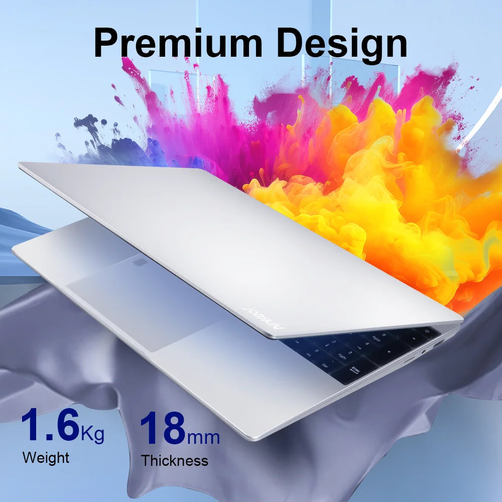 Ninkear N15 Air Laptop 15,6" IPS 1080P IPS Intel N95 3.4Ghz 16GB RAM 512GB SSD General Use Productivity Windows 11 pro Notebook