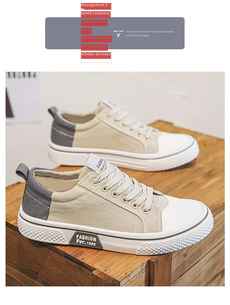 High Quality Men Canvas Shoes Original Designer Casual Shoes Hot Sale Sneakers for Men Platform Vulcanize Shoe Zapatillas Hombre