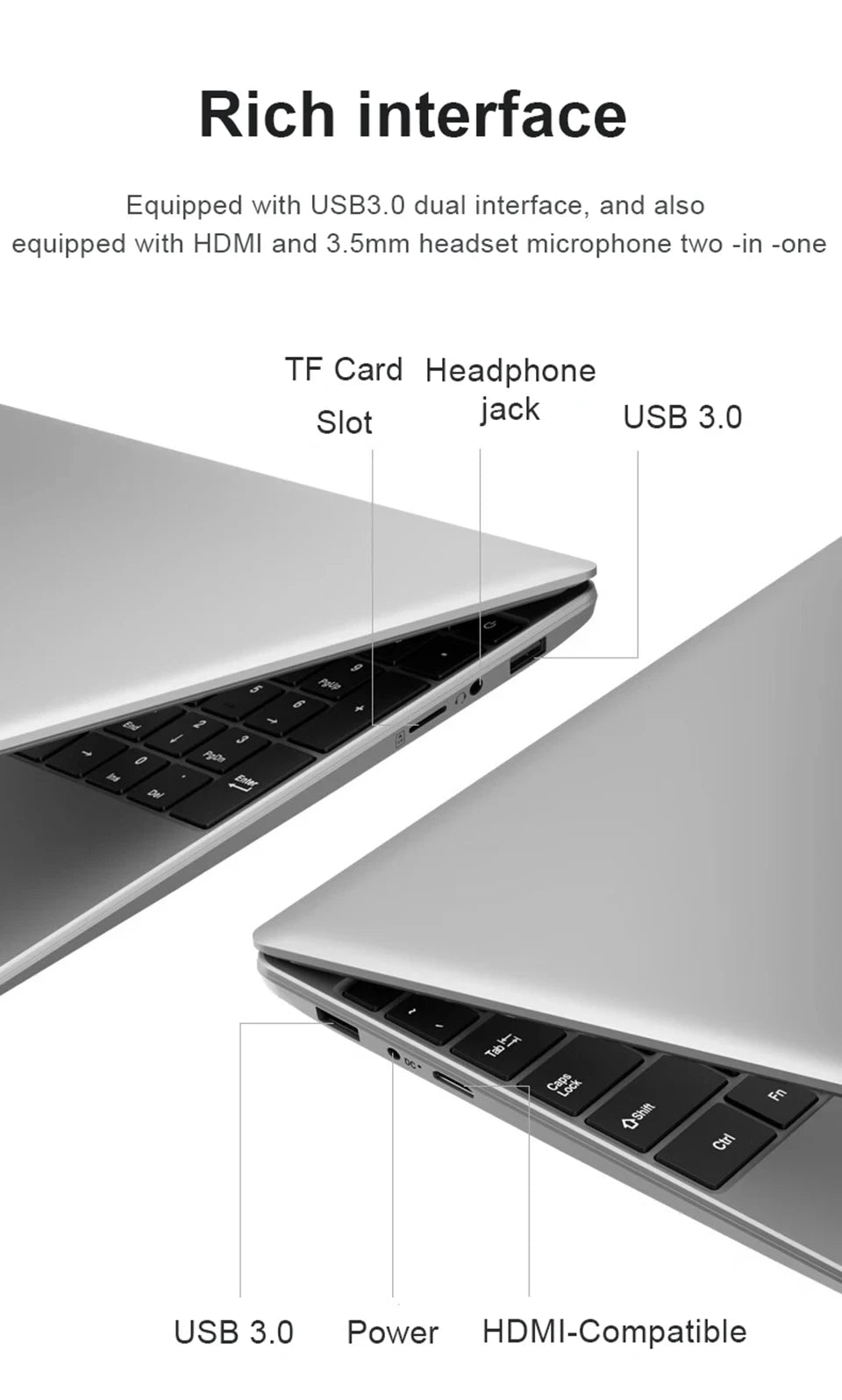 14.1" Ultra thin Laptop Computer Windows 11 Intel Core i9 8950HK 16GB DDR4 1TB 2TB SSD Laptops Study Notebook PC Gamer Compute