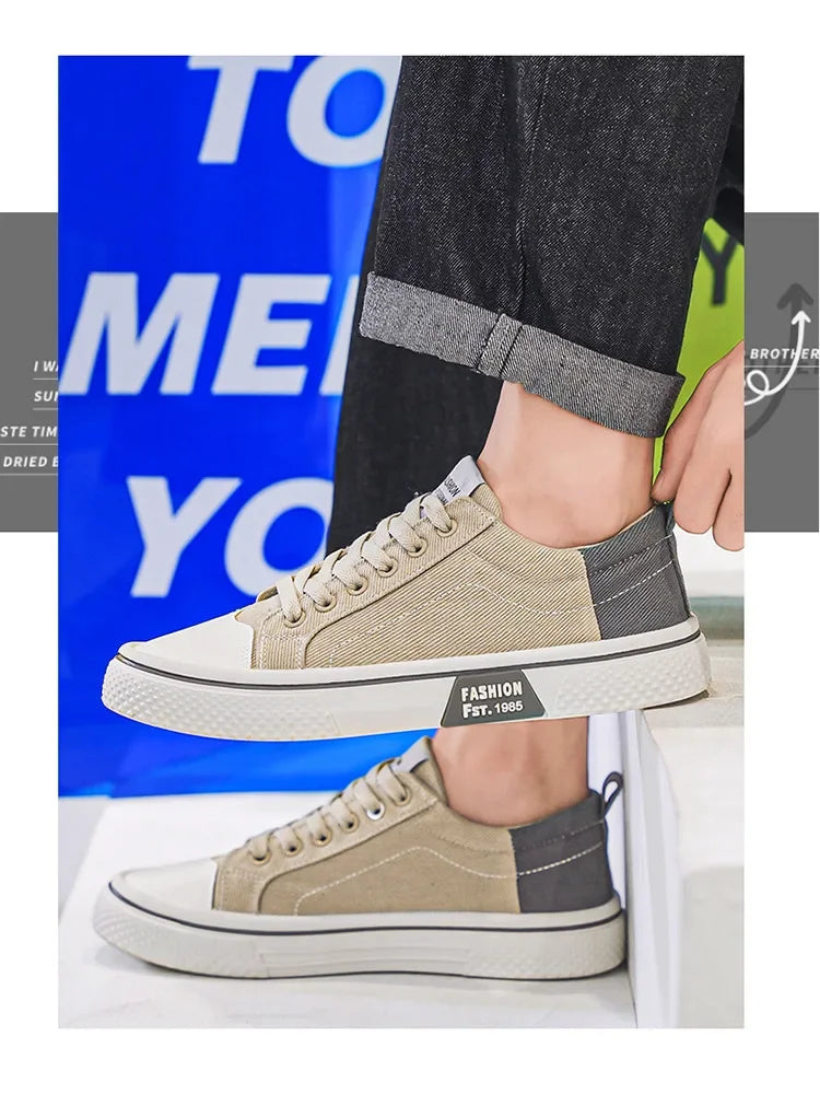 High Quality Men Canvas Shoes Original Designer Casual Shoes Hot Sale Sneakers for Men Platform Vulcanize Shoe Zapatillas Hombre