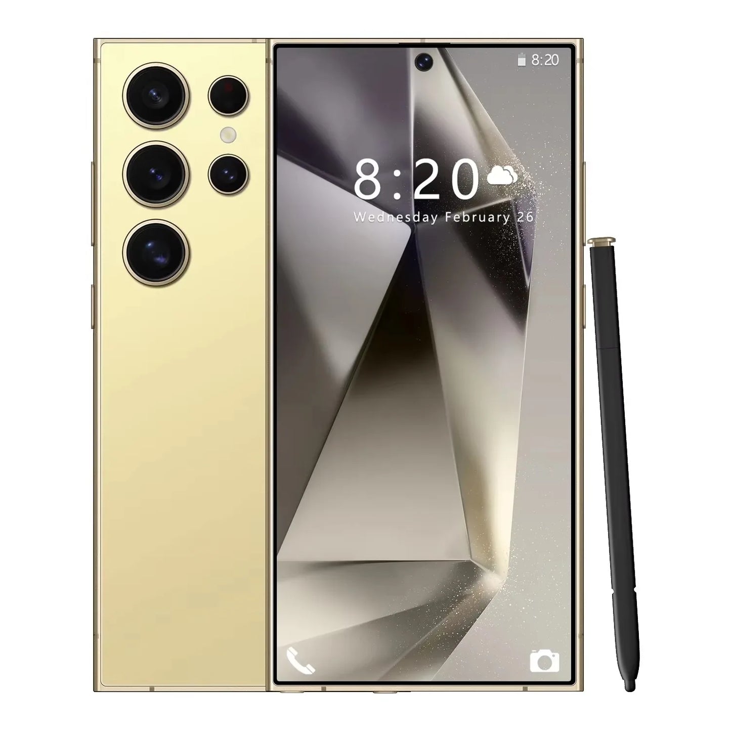 Global Vision S24 Ultra 智慧型手機 5G Android 6000mAH 8GB RAM 512G ROM 6.8 吋 1920x1080HD 24+48MP MTK10 4G 網路手機