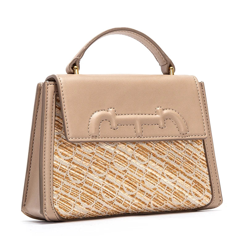 CHCH Women's Shoulder Bag New Handheld Flip Panel Panel Design Handbag