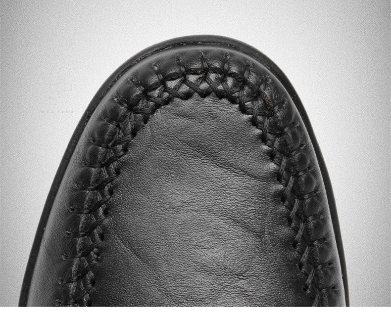 Men Shoes Casual Luxury Brand Genuine Leather Italian Men Loafers Moccasins Slip on Mens Driving Shoes Black Brown Plus Size 47