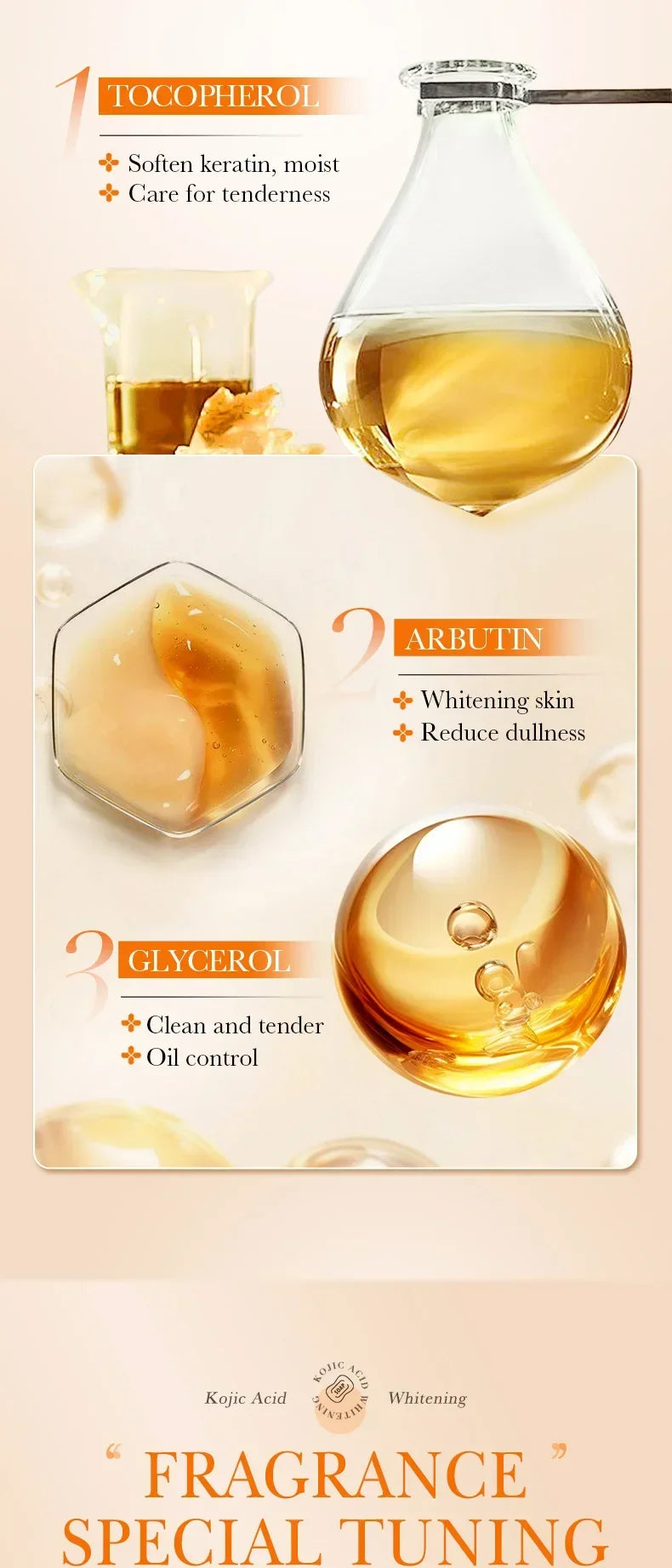 Handmade Whitening Soap Skin Care Deep Cleaning Moisturizing Cleansing Essential Temperate Soap Brighten Skin Kojic Acid Soap