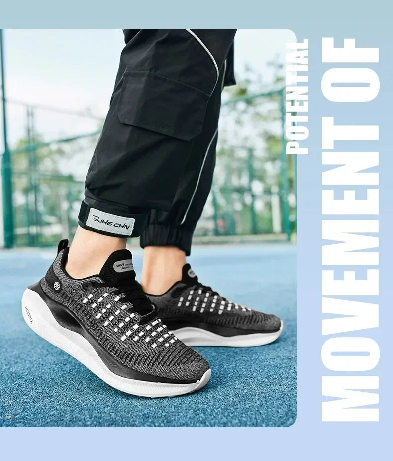 2025 v Fashion Men Sneakers Mesh Casual Shoes Lac-up Men Shoes Lightweight Vulcanize Shoes Walking Sneakers Zapatillas Hombre