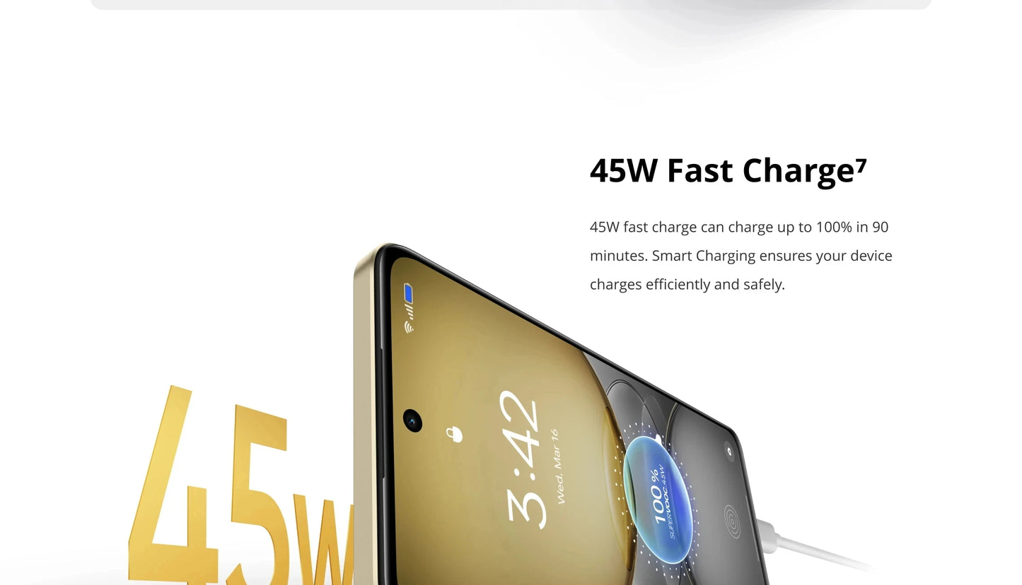 Global Version realme C75 6.72'' 90Hz FHD Display 50MP AI Camera 6000mAh Battery 45W Charge IP69 100% Original Cell Phone