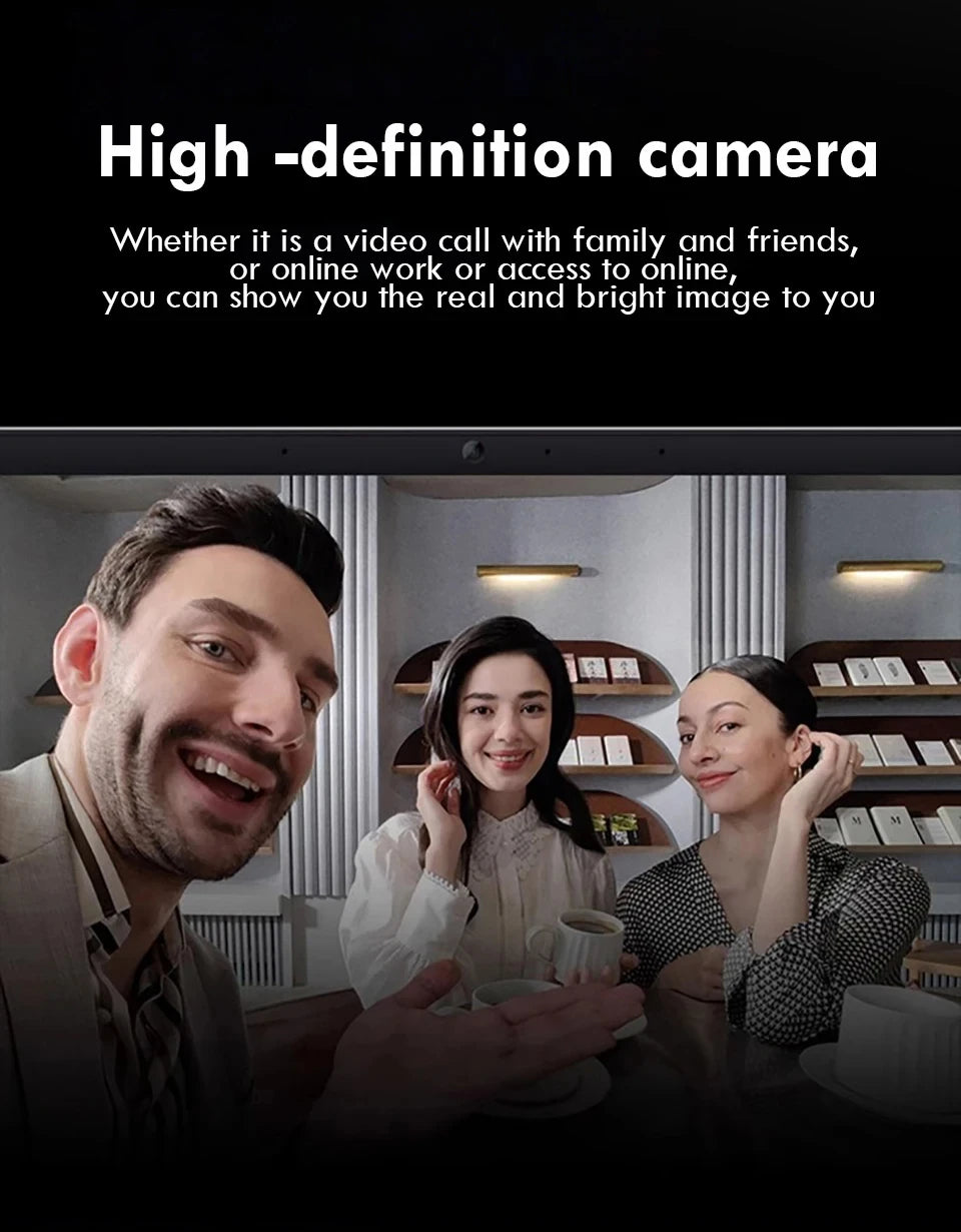 14.1" Ultra thin Laptop Computer Windows 11 Intel Core i9 8950HK 16GB DDR4 1TB 2TB SSD Laptops Study Notebook PC Gamer Compute