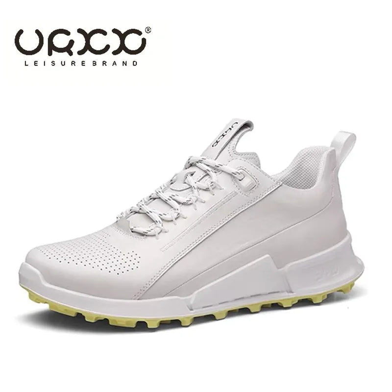 Men's Sneakers Casual Sports Shoes for Men Lightweight Leather Breathable Shoes  Mens Flat White Shoes Zapatillas Hombre