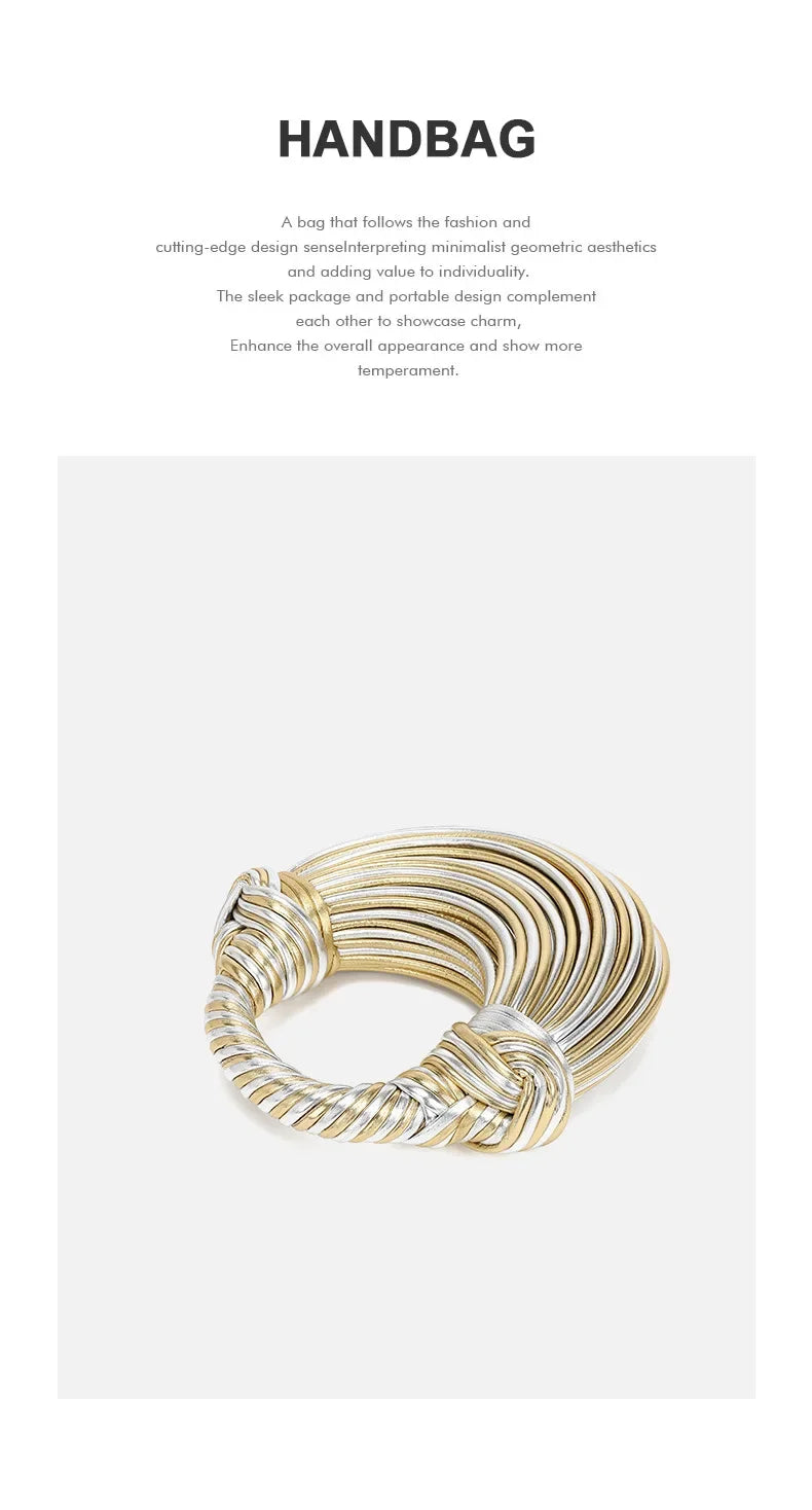 2024 New Fashionable Creative Women's Handbag Cross-border Style Hand-woven Label Bread Bag Underarm Bag Crossbody Clutch