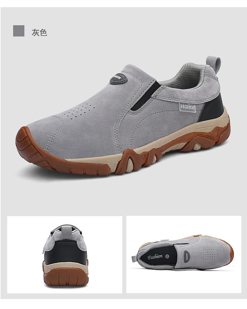 2023 New Outdoor Hiking Camping Light Running Lucky Shoes Jogging Casual Sports Men's Shoes Non Slip Loafers Hiking Shoes 39-46