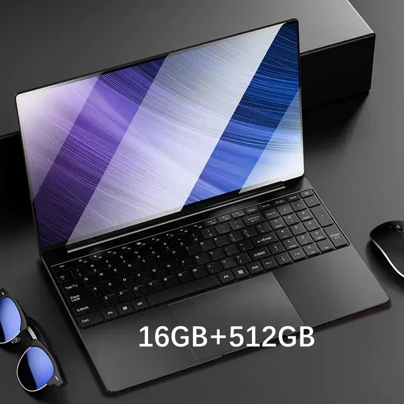 Laptop 15.6" Windows 11 Intel N5095 Office Computer WIFI Backlit Fingerprint Notebook Pc Essential for Travel and Birthday Gifts