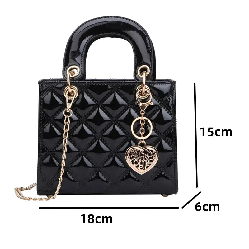 Handbag Women Brand Luxury Totes High Quality Fashion Classic Quilted Square Handle Bag Women Crossbody Shoulder Bags Dropship