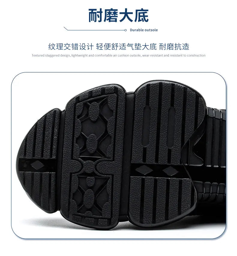 Rotating Button Work Sneaker Air Cushion Steel Toe Safety Boots Anti-Smash Work Shoes Indestructible Protective Safety Shoes Men