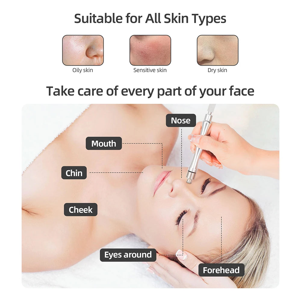Professional Diamond Microdermabrasion Machine Water Spray Exfoliation Face Peeling Beauty Machine Pore Deep Cleaning Skin Care
