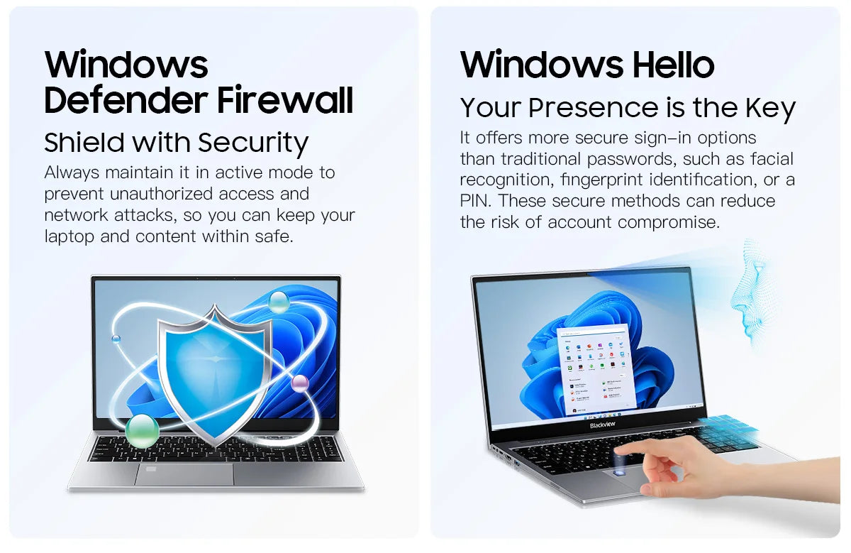 Blackview AceBook 8 Laptop 15.6" 12th Gen Intel Alder Lake N97 16GB RAM 512GB SSD + expansion up to 1TB Windows 11 Home 15.6"