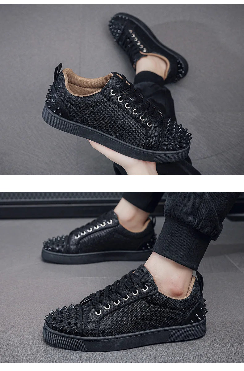 High Quality Mens Sneakers Non-slip Men Casual Shoes Fashion Outdoor Walking Shoe Designer Platform Shoes Lace-up Mens Shoes