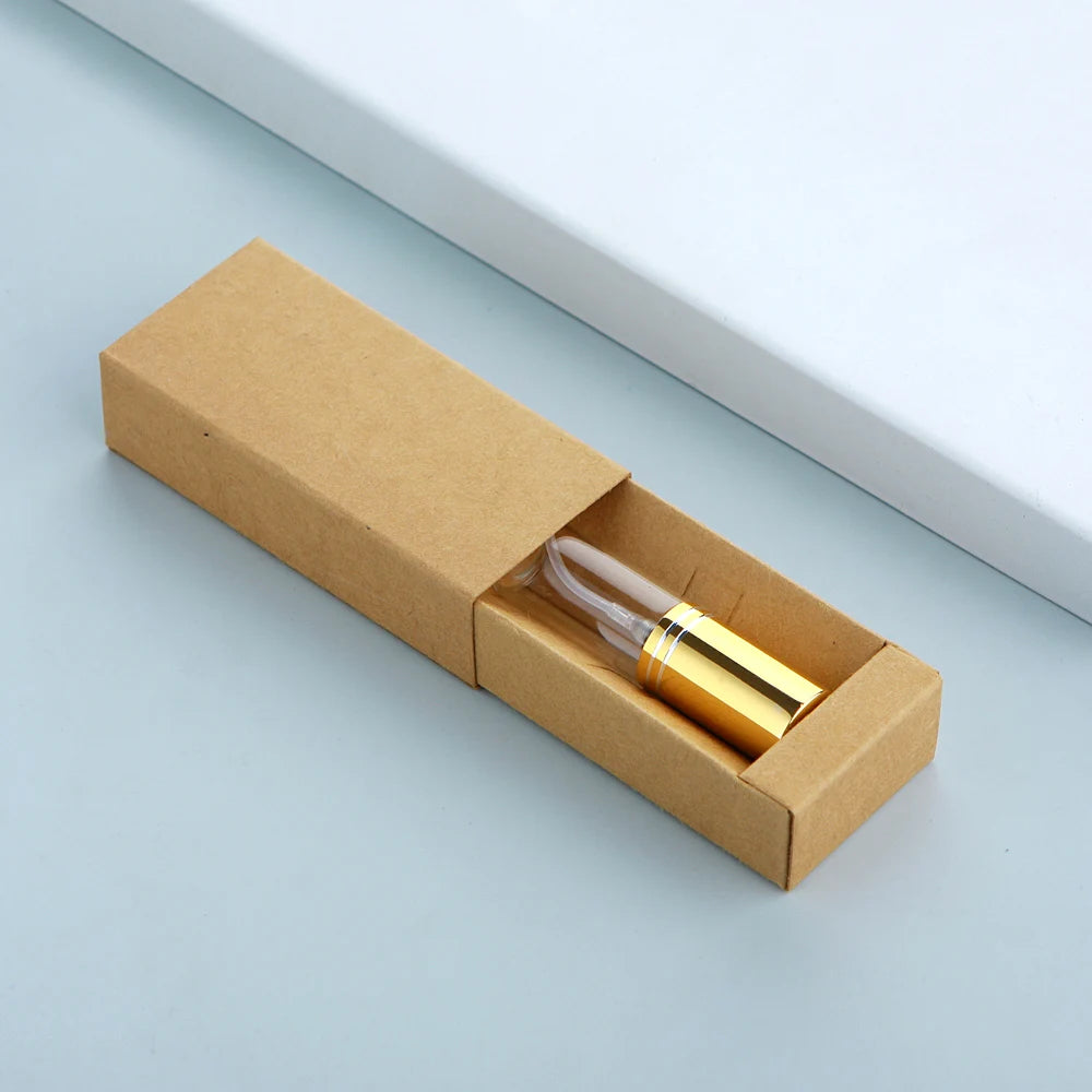 50 件/批 5ml 香水瓶配香水紙盒香水可填充霧化器噴霧瓶噴霧器定制 LOGO 另付費