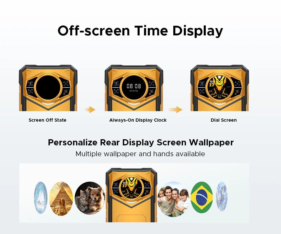 Doogee S200 X 5g Rugged Phone 12+512Gb Smartphone 6.72” Fhd+120Hz Ips Screen Dimensity 7050 10100Mah Battery Ai Mobilephones