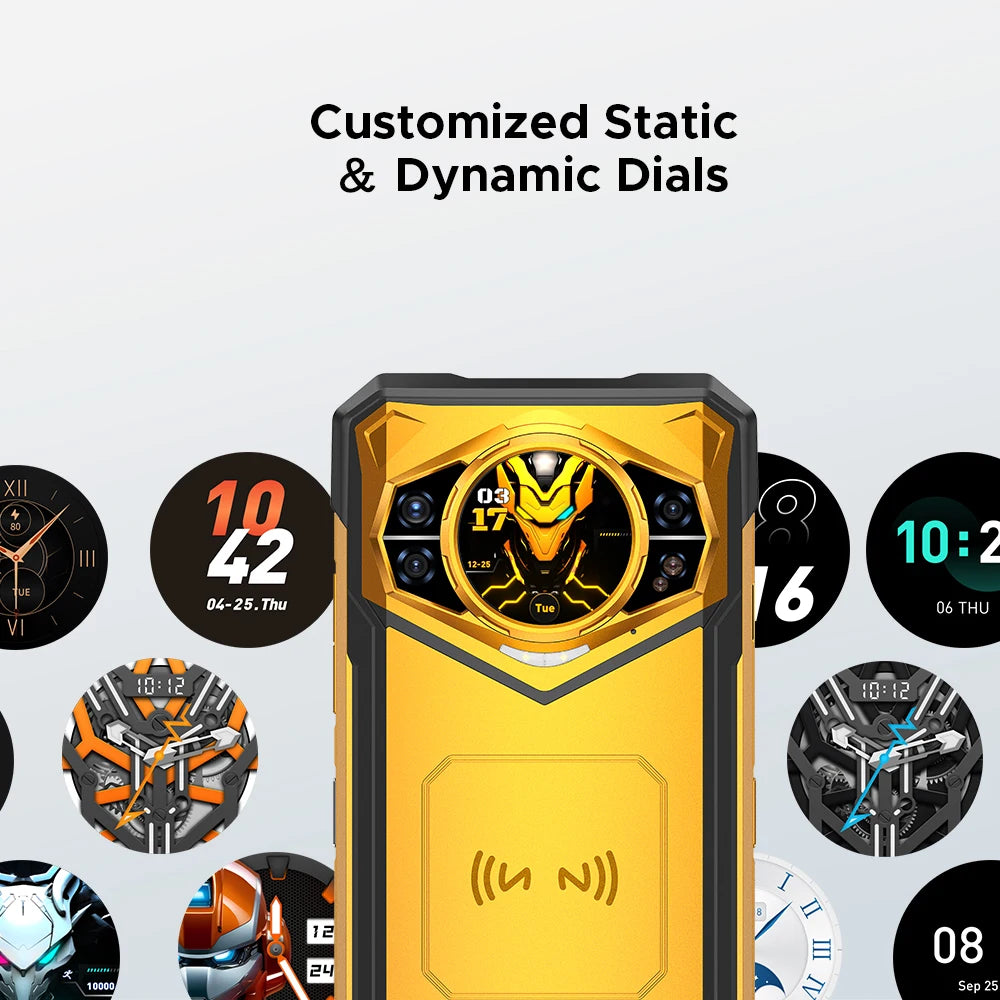 Doogee S200 X 5g Rugged Phone 12+512Gb Smartphone 6.72” Fhd+120Hz Ips Screen Dimensity 7050 10100Mah Battery Ai Mobilephones