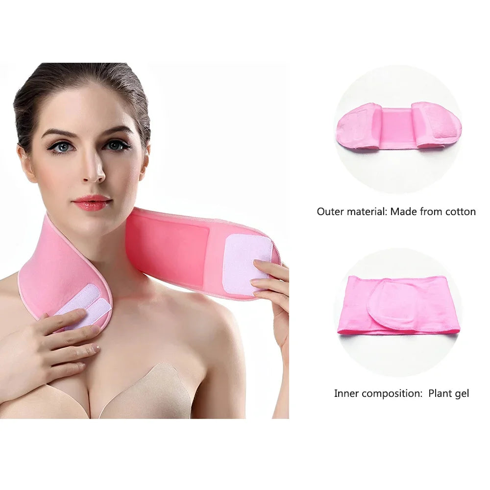 Tcare Neck Mask GEL Reusable Silicone Care Neck Pad Neck Tape Wrinkle Pads for Neck Treatment Prevention Anti Wrinkle Remover