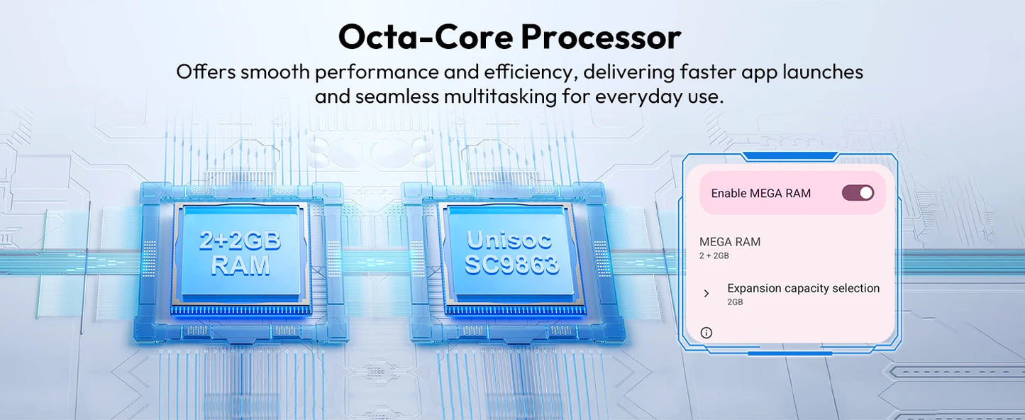 5.5'' XGODY X32 Android 14 Smartphone Dual SIM Octa Core 4GB+16GB Mobile Phones 2850mAh 5+8MP 4G Network Face ID Cellphones