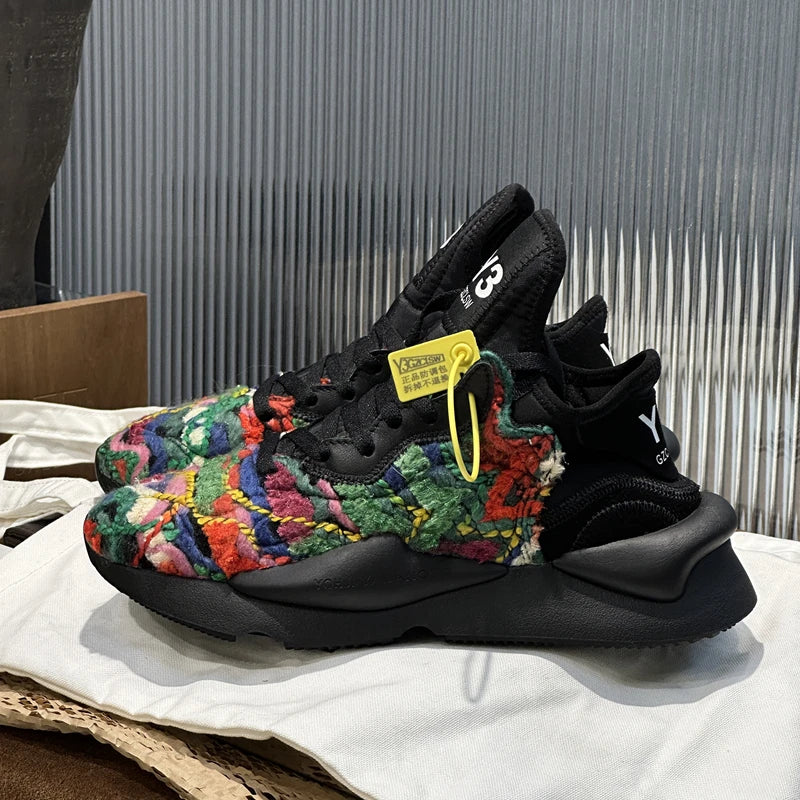 Handcrafed Casual Sneakers Man Platform Leather Canvas Sports Running Shoes Zip Upper Trainers Breathable Men Footwear Man Shoes